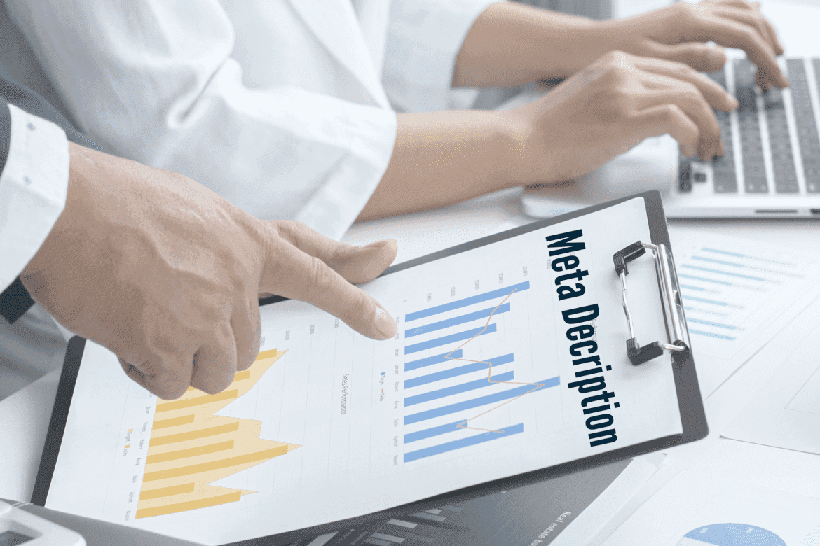 Web development company considering meta description for SEO of website
